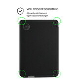 Kobo Clara BW / Clara Colour Hoesje - Vegan Saffiano Leren Sleep Cover - Met Handband en Auto Wake/Sleep - Soft Surf