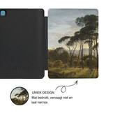 Kobo Aura H20 Edition 2 Hoesje - Vegan Saffiano Leren Sleep Cover - Auto Wake/Sleep - Italian Landscape