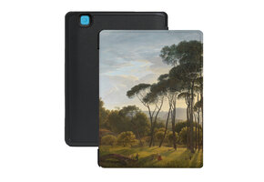 Lunso Kobo Aura H20 Edition 2 hoesje (6.8 inch) - Vegan Saffiano Leren Sleep Cover - Italian Landscape