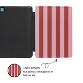Kobo Aura H20 Edition 2 Hoesje - Vegan Saffiano Leren Sleep Cover - Auto Wake/Sleep - Candy Floss