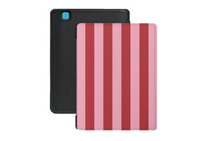 Lunso Kobo Aura H20 Edition 2 hoesje (6.8 inch) - Vegan Saffiano Leren Sleep Cover - Candy Floss