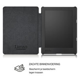 Kobo Aura H20 Edition 2 Hoesje - Vegan Saffiano Leren Sleep Cover - Auto Wake/Sleep - Violet Vortex