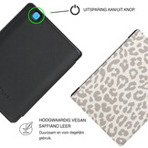 Kobo Aura Edition 2 Hoesje - Vegan Saffiano Leren Sleep Cover - Auto Wake/Sleep - Calm Serengeti