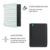 Kobo Aura Edition 2 Hoesje - Vegan Saffiano Leren Sleep Cover - Auto Wake/Sleep - Soft Surf