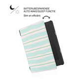 Kobo Aura Edition 2 Hoesje - Vegan Saffiano Leren Sleep Cover - Auto Wake/Sleep - Soft Surf