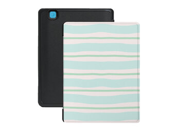 Lunso Kobo Aura Edition 2 hoesje (6 inch) - Vegan Saffiano Leren Sleep Cover - Soft Surf