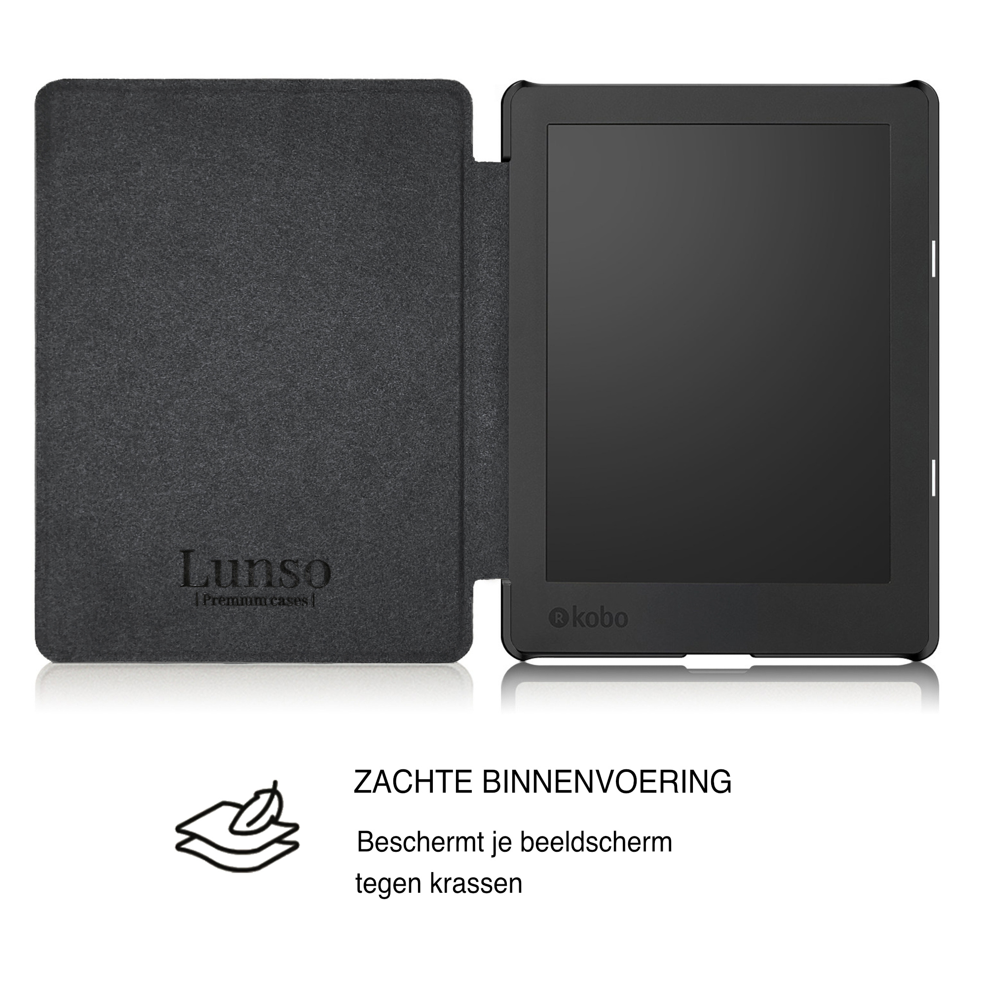 Kobo Aura Edition 2 Hoesje - Vegan Saffiano Leren Sleep Cover - Auto Wake/Sleep - Italian Landscape