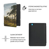Kobo Aura Edition 2 Hoesje - Vegan Saffiano Leren Sleep Cover - Auto Wake/Sleep - Italian Landscape