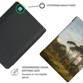 Kobo Aura Edition 2 Hoesje - Vegan Saffiano Leren Sleep Cover - Auto Wake/Sleep - Italian Landscape