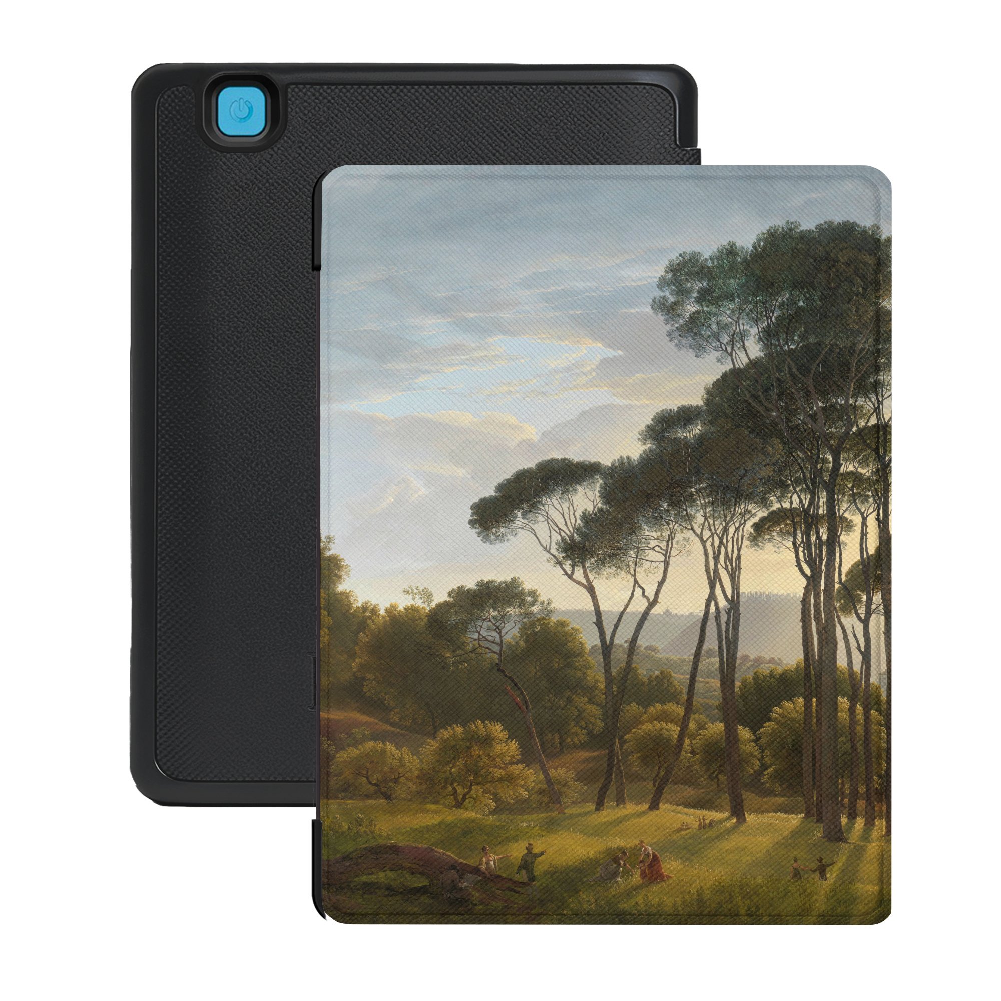 Lunso Kobo Aura Edition 2 hoesje (6 inch) - Vegan Saffiano Leren Sleep Cover - Italian Landscape
