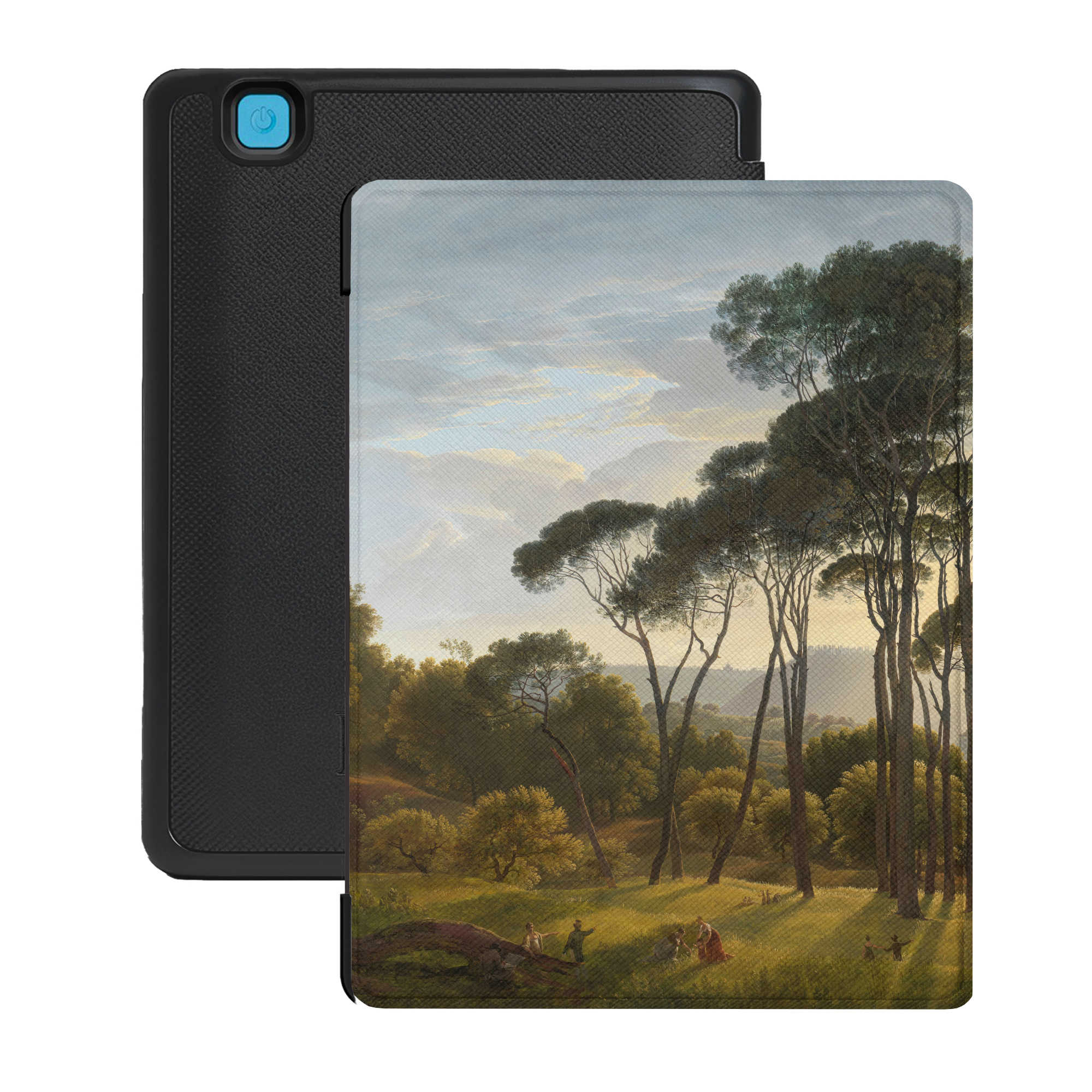 Kobo Aura Edition 2 Hoesje - Vegan Saffiano Leren Sleep Cover - Auto Wake/Sleep - Italian Landscape