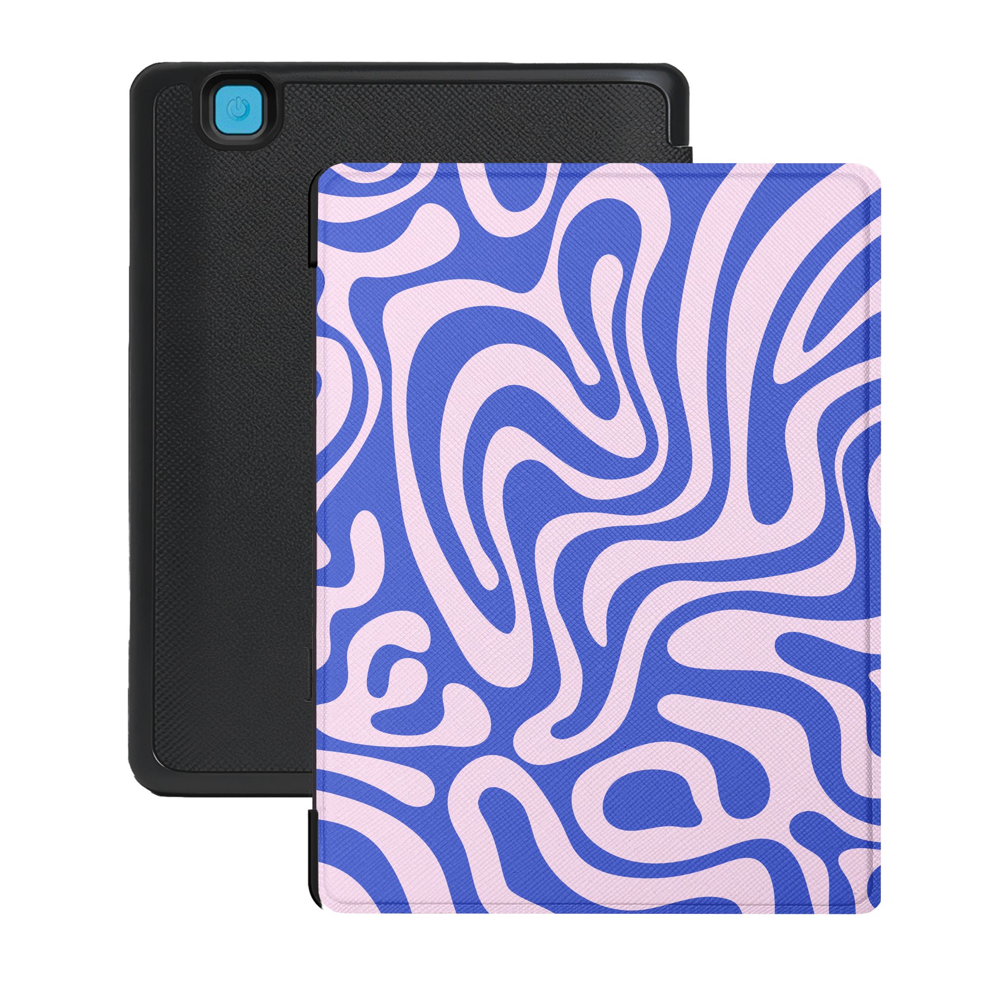 Kobo Aura Edition 2 Hoesje - Vegan Saffiano Leren Sleep Cover - Auto Wake/Sleep - Violet Vortex