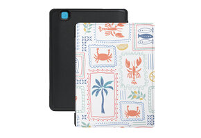 Lunso Kobo Aura Edition 2 hoesje (6 inch) - Vegan Saffiano Leren Sleep Cover - Riviera Postcards