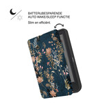 Kobo Clara BW / Clara Colour Hoesje - Vegan Saffiano Leren Sleep Cover - Met Handband en Auto Wake/Sleep - Urban Park
