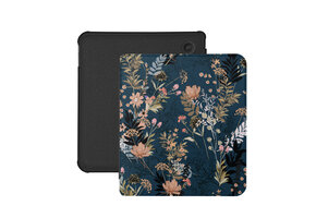 Lunso Kobo Libra Colour hoesje (7 inch) - Vegan Saffiano Leren Sleep Cover - Urban Park