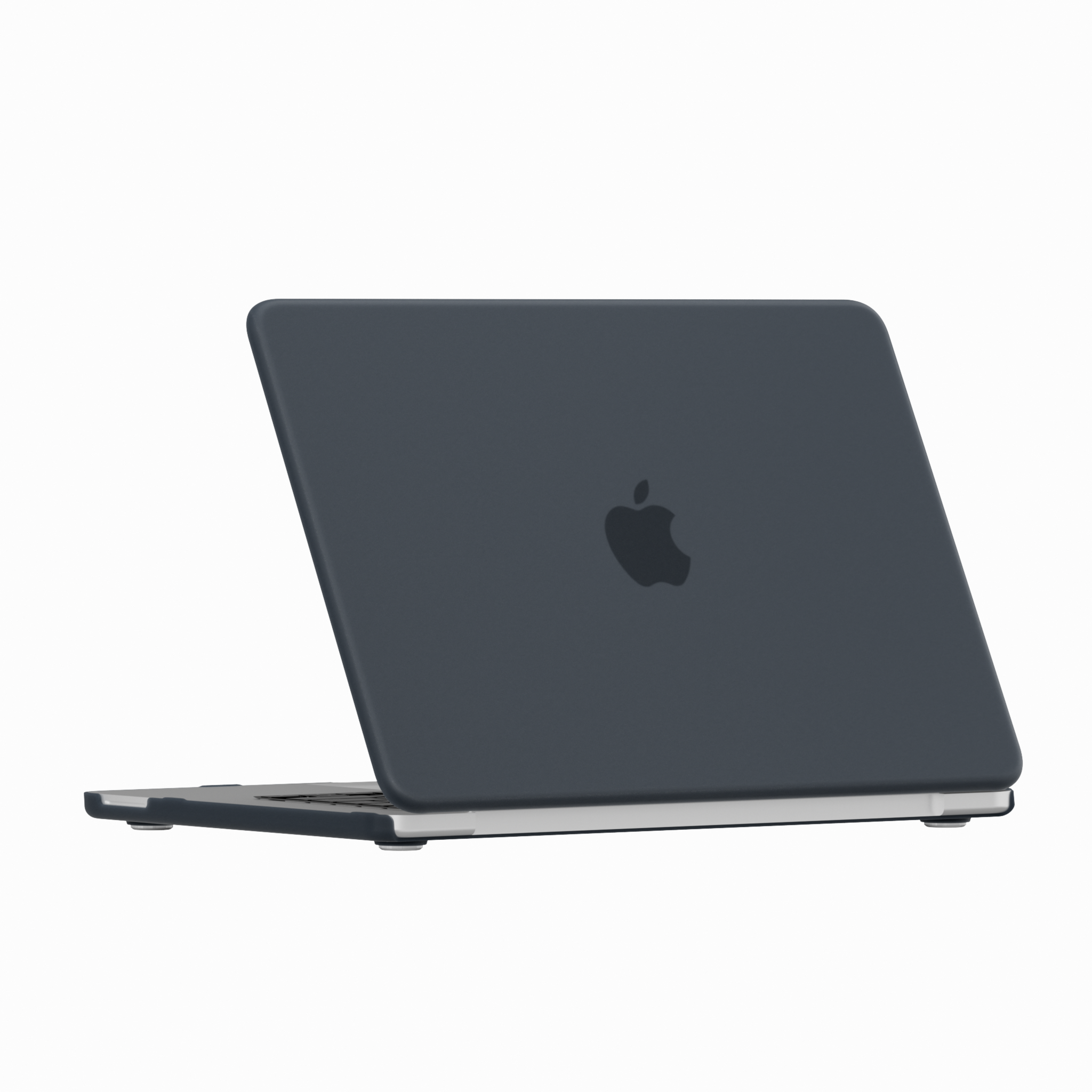 MacBook Neo cover hoes case met anti-slip dopjes - Mat Zwart