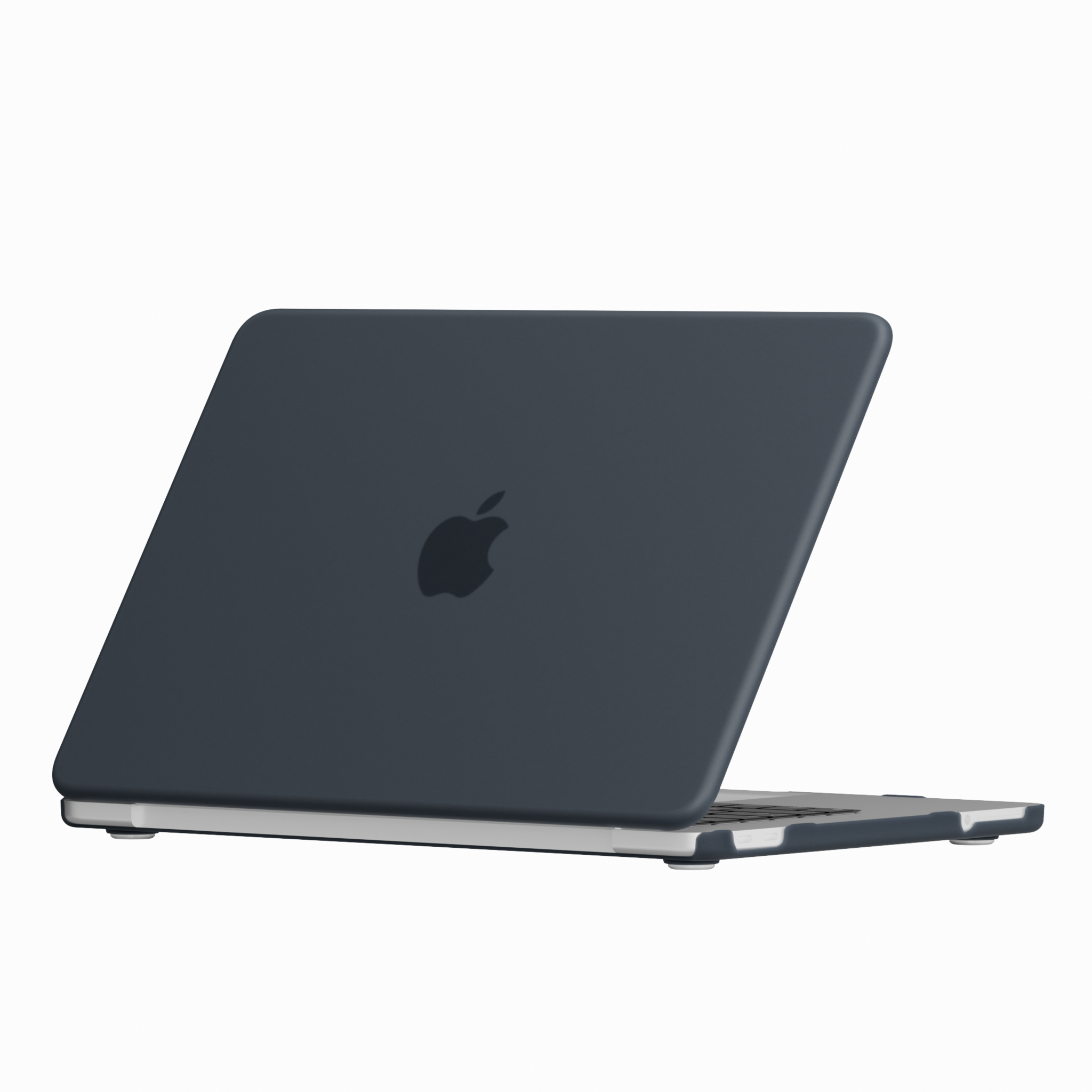 MacBook Neo cover hoes case met anti-slip dopjes - Mat Zwart