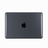 MacBook Neo cover hoes case met anti-slip dopjes - Glanzend Zwart