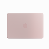 MacBook Neo cover hoes case met anti-slip dopjes - Mat Blush