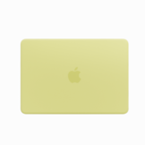 MacBook Neo cover hoes case met anti-slip dopjes - Mat Citrine