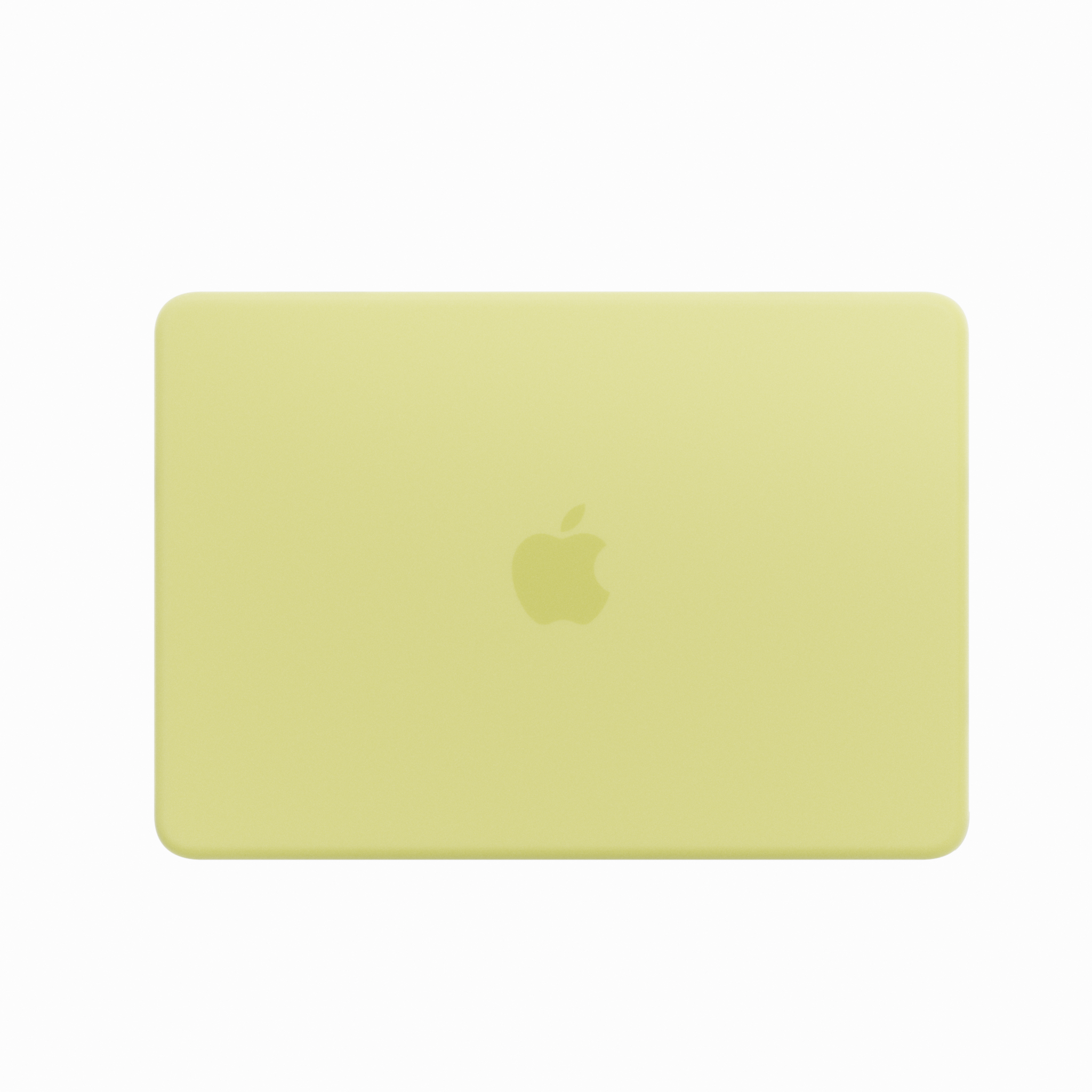 MacBook Neo cover hoes case met anti-slip dopjes - Mat Citrine