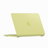 MacBook Neo cover hoes case met anti-slip dopjes - Mat Citrine
