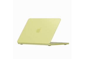 Lunso MacBook Neo cover hoes - case - Mat Citrine