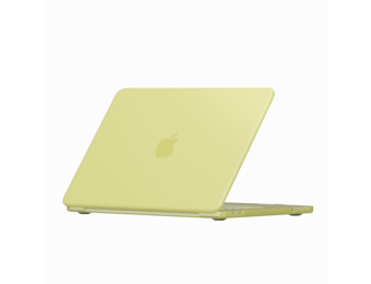 Lunso MacBook Neo cover hoes - case - Mat Citrine