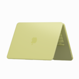 MacBook Neo cover hoes case met anti-slip dopjes - Mat Citrine