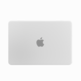 MacBook Neo cover hoes case met anti-slip dopjes - Mat Transparant