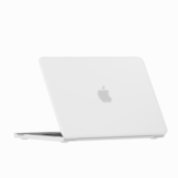 MacBook Neo cover hoes case met anti-slip dopjes - Mat Transparant