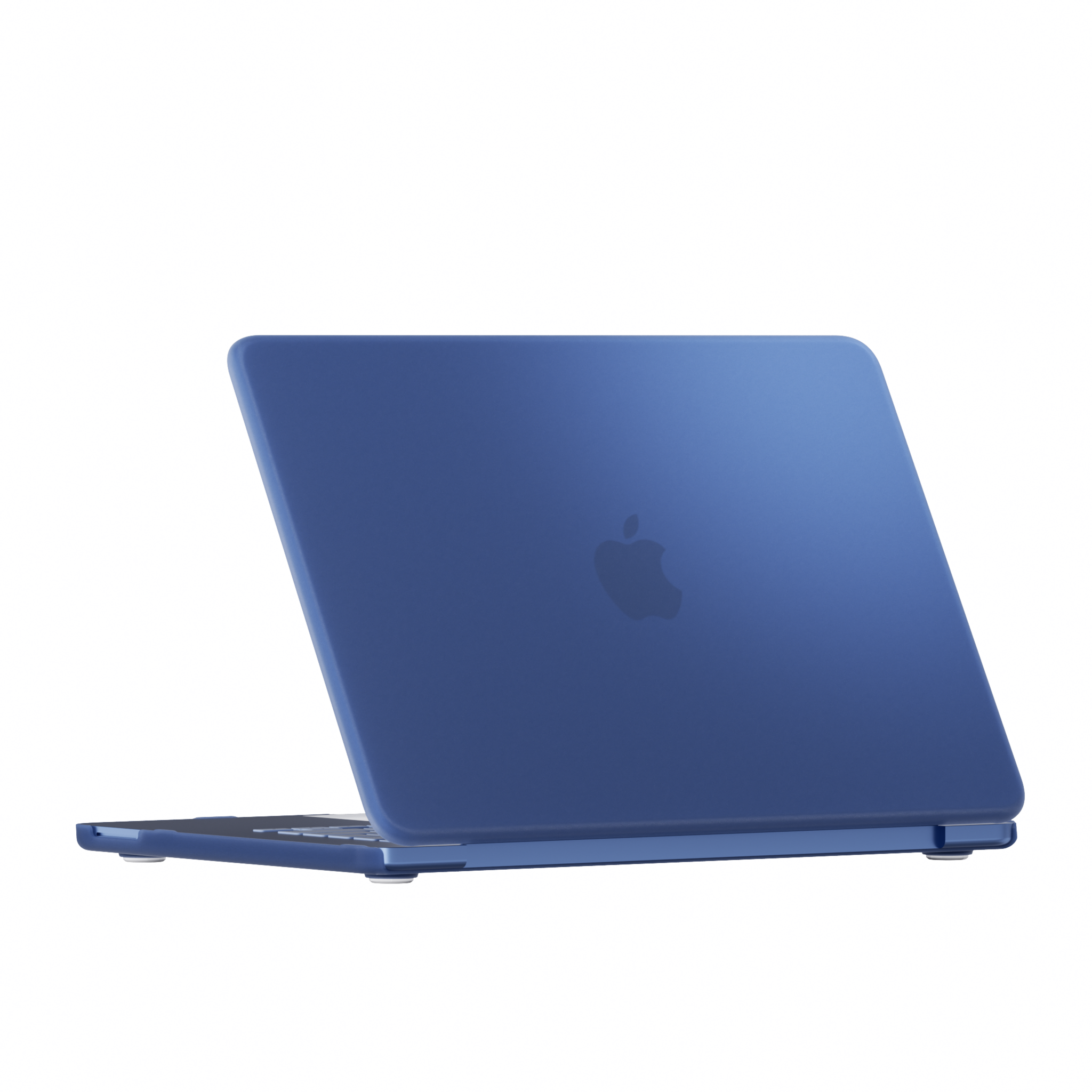 MacBook Neo cover hoes case met anti-slip dopjes - Mat Indigo