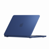 MacBook Neo cover hoes case met anti-slip dopjes - Mat Indigo