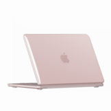 MacBook Neo cover hoes case met anti-slip dopjes - Glanzend Blush