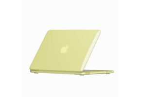 Lunso MacBook Neo cover hoes - case - Glanzend Citrine