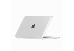 Lunso MacBook Neo cover hoes - case - Glanzend Transparant