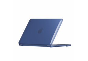 Lunso MacBook Neo cover hoes - case - Glanzend Indigo