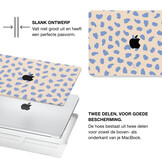 MacBook Air 15 inch (2023-2026) cover hoes case - Azure Pebble - Model A2941 / A3114 / A3241