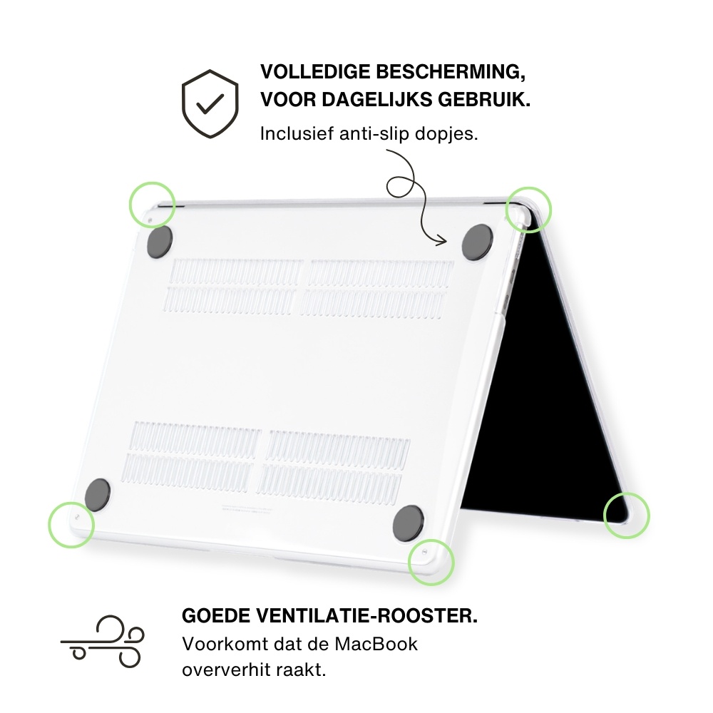 MacBook Pro 16 inch (2021-2026) cover hoes - Azure Pebble