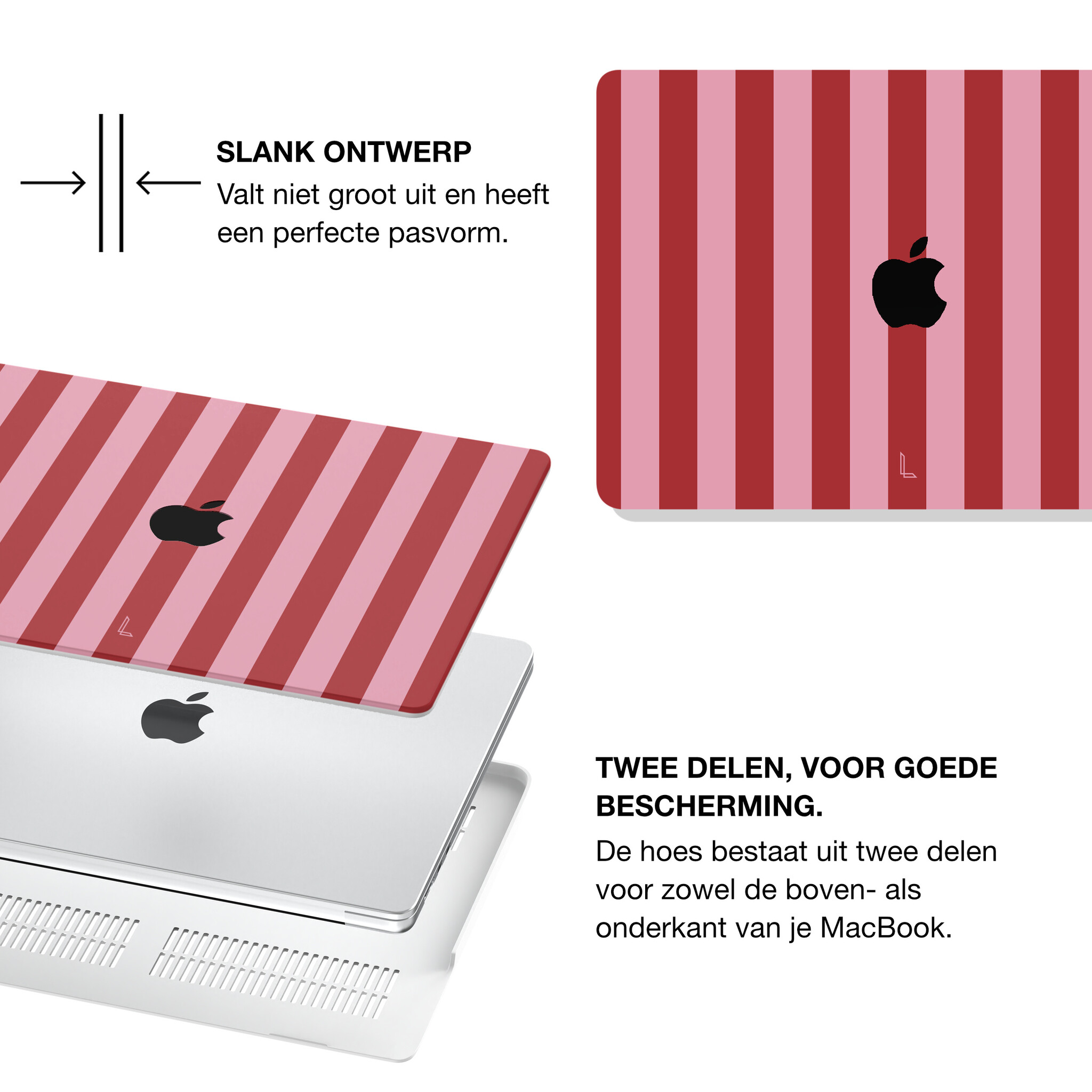 MacBook Air 15 inch (2023-2026) cover hoes case - Candy Floss