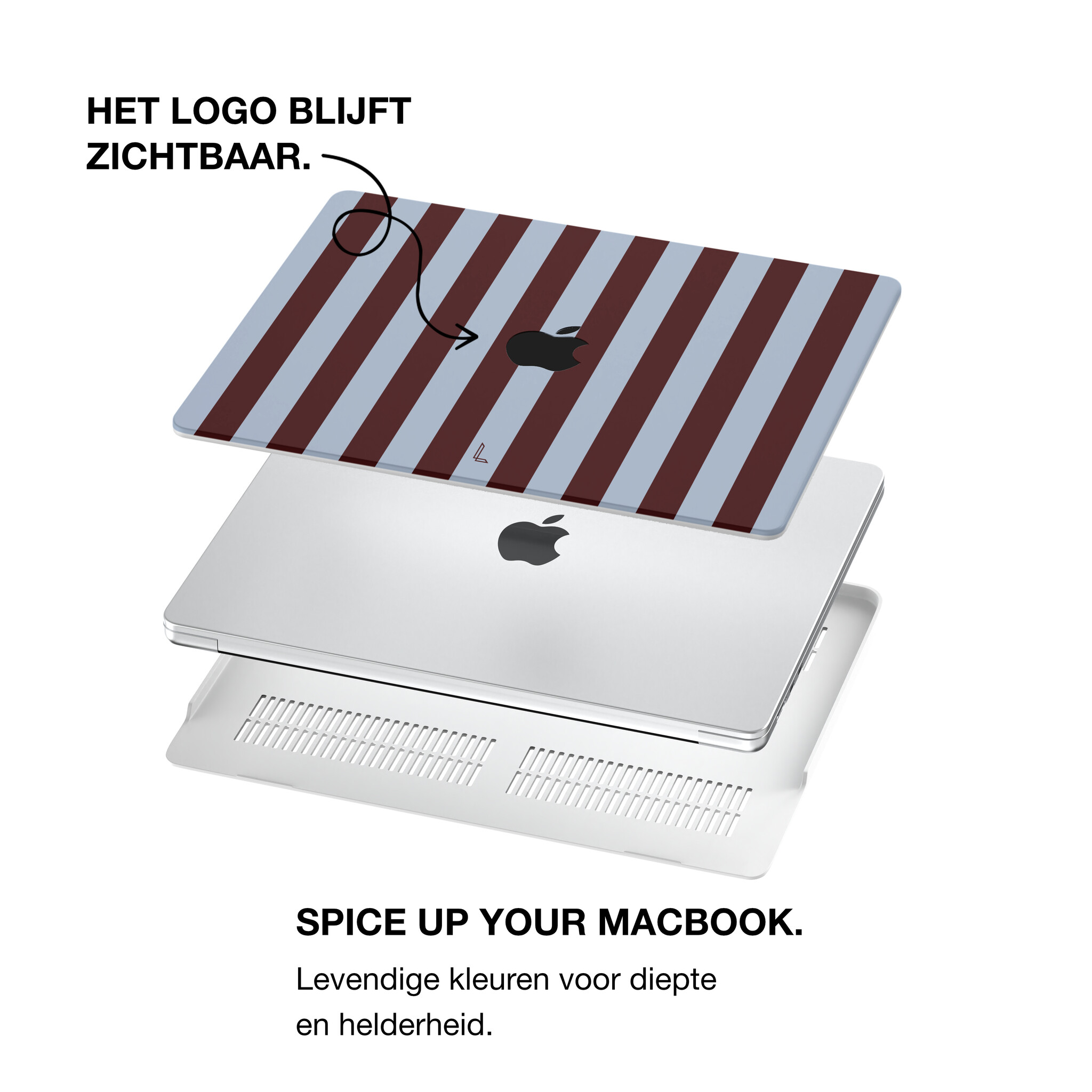 MacBook Air 15 inch (2023-2026) cover hoes case - Burgundy