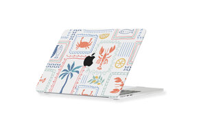 Lunso MacBook Air 15 inch (2023-2026) cover hoes - case - Riviera Postcards