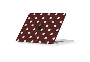 Lunso MacBook Pro 14 inch (2021-2026) cover hoes - case - Vintage Dots