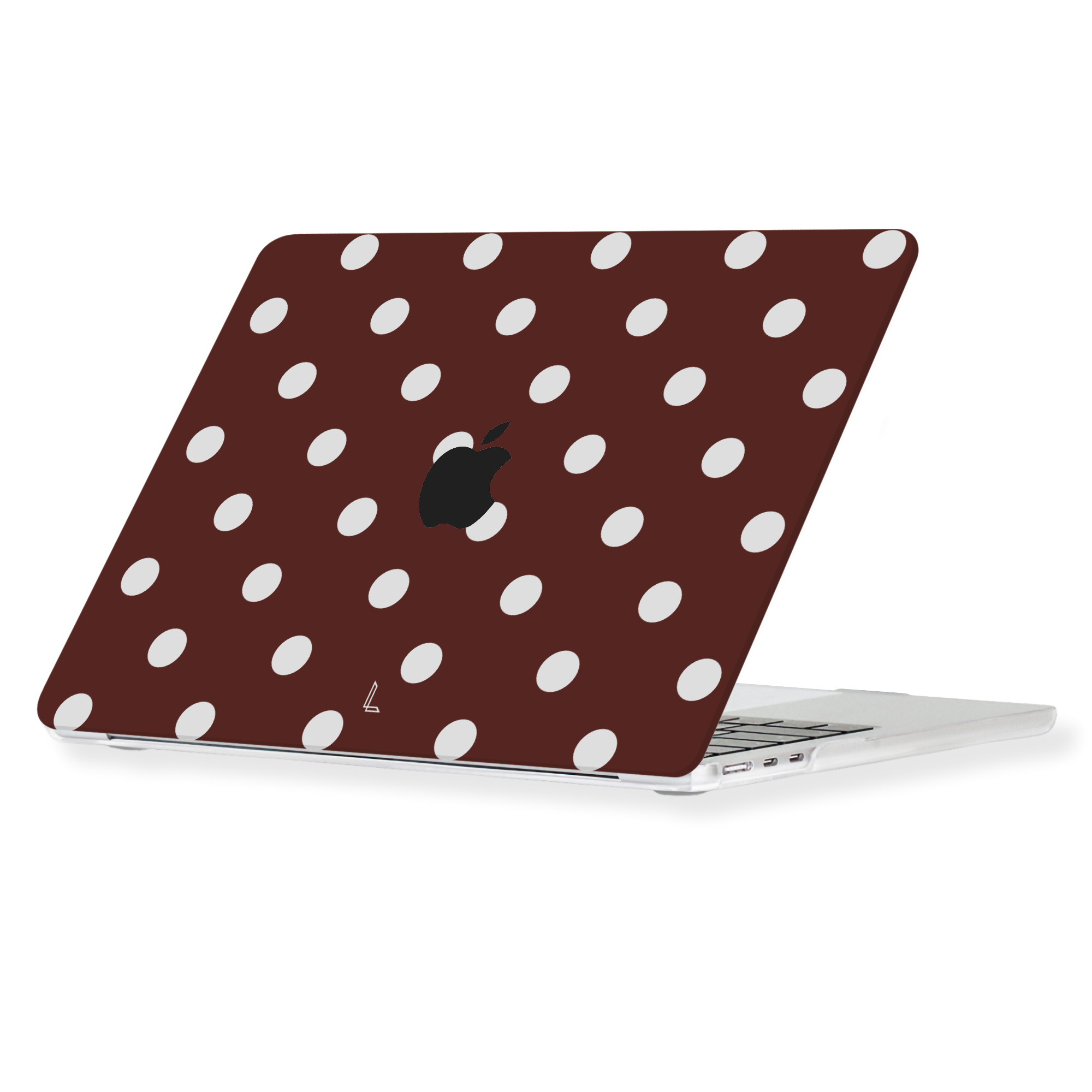 Lunso MacBook Pro 14 inch (2021-2026) cover hoes - case - Vintage Dots