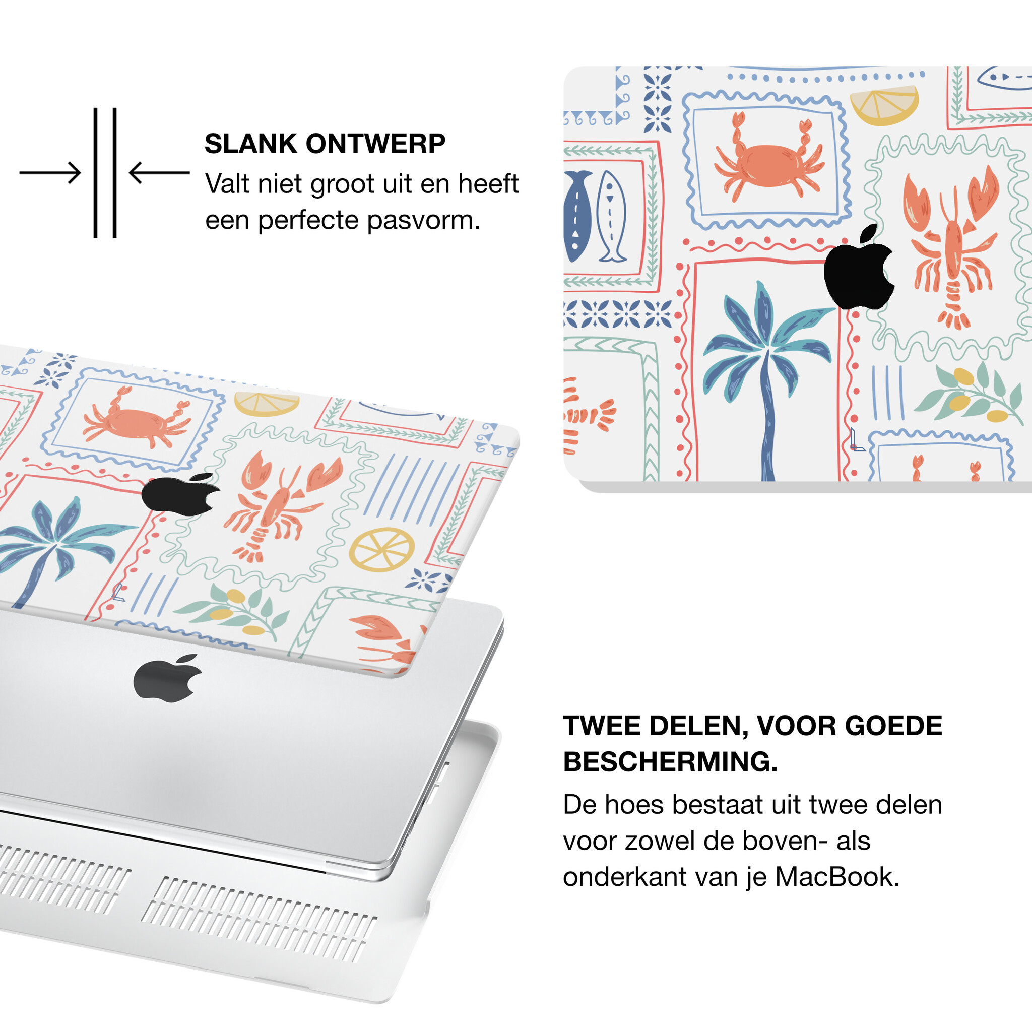 MacBook Pro 14 inch (2021-2026) cover hoes - Riviera Postcards