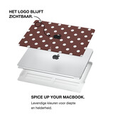 MacBook Pro 16 inch (2021-2026) cover hoes - Vintage Dots