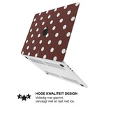 MacBook Pro 16 inch (2021-2026) cover hoes - Vintage Dots