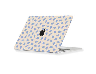 Lunso MacBook Neo cover hoes - case - Azure Pebble