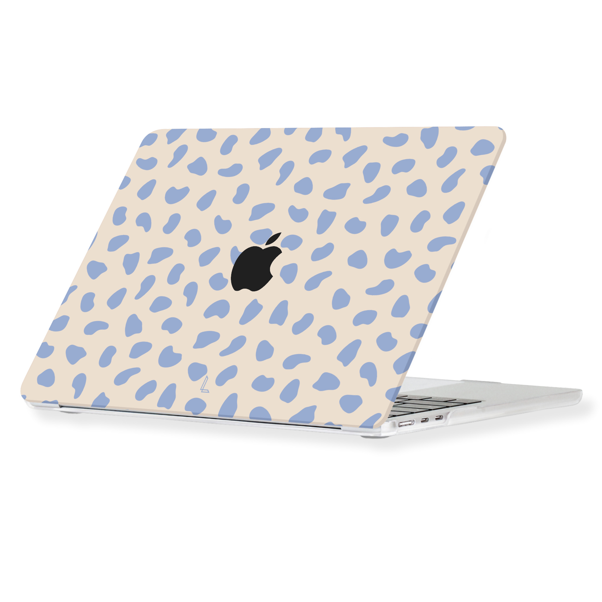 Lunso MacBook Neo cover hoes - case - Azure Pebble