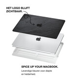 MacBook Neo cover hoes case - Black Stone